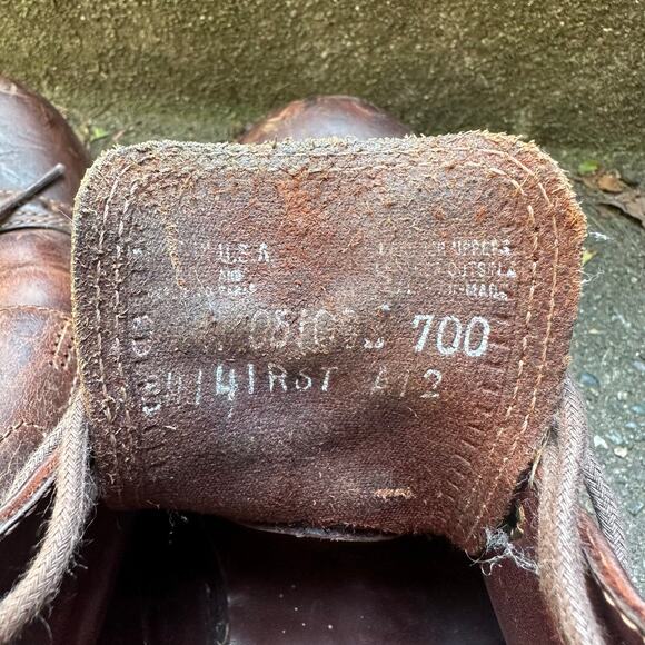 Frye Johnny Brown Wingtip Lace Up Men's Leather Shoes sz 10 - Picture 13 of 14